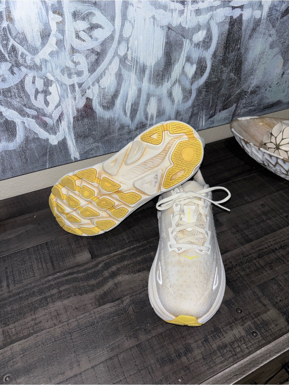 Hoka Clifton 9 running shoes WONENS SZ9 - Picture 10 of 14